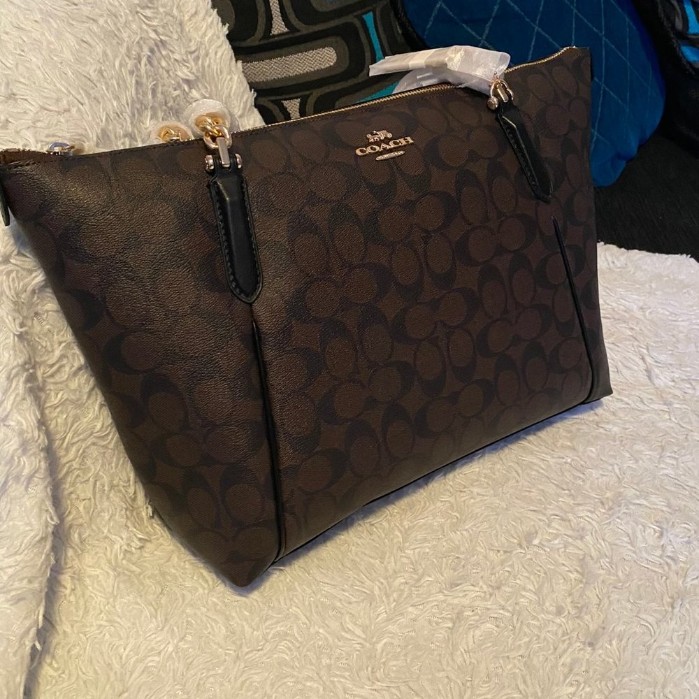 COACH Ava chain tote